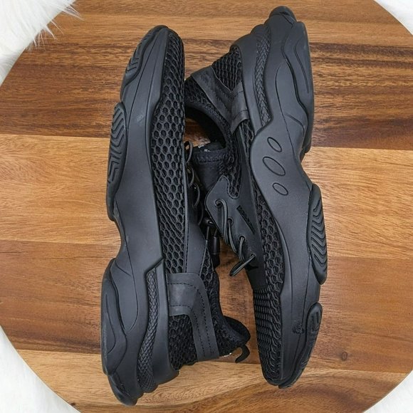 Steve Madden Milo Sneakers 10 M Black Athletic Shoe Running Performance Fashion - Picture 10 of 13